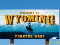 Entrando en el estado de Wyoming