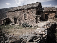 Un vivienda típica de la aldea de La Vereda (Guadalajara)