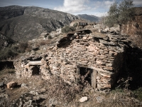 Un vivienda típica de la aldea de La Vereda (Guadalajara)