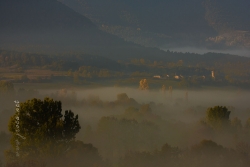Foggy morning in Cerdanya Valley
